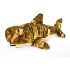 The Petting Zoo Camo Tiger Shark Stuffed Animal, Gifts for Kids, Ocean Animals, Tiger Shark Plush Toy, Camo Green 21 inches
