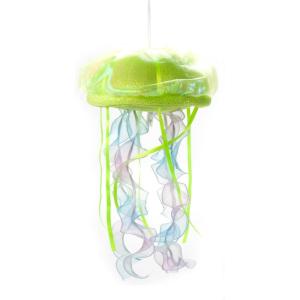 The Petting Zoo, Jellyfish Stuffed Animal, Gifts for Girls, Sparkly Jellyfish Plush Toys (Green, 8 inch)