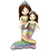 The Petting Zoo Mermaid Doll Plushie, Gifts for Girls, Ombrez Mermaid Stuffed Animals, Mermaid Plush Toy, Red Hair, 12 Inch