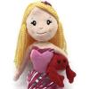 The Petting Zoo Mermaid Doll with Lobster Stuffed Animal- Great Gifts for Girls, Mermaid Plush Doll with Lobster Plush Toy, 17 inch (Blonde)(Pink)