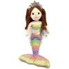 The Petting Zoo Mermaid Doll Plushie, Gifts for Girls, Ombrez Mermaid Stuffed Animals, Mermaid Plush Toy, Red Hair, 12 Inch