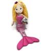 The Petting Zoo Mermaid Doll with Stingray Stuffed Animal- Great Gifts for Girls, Mermaid Plush Doll with Stingray Plush Toy, 17 inch (Blonde)