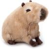 The Petting Zoo Capybara Stuffed Animal Plushie, Gifts for Kids, Earth Keeperz Wildlife Animals, Zoologee Brown Capybara Plush Toy, 10 inches
