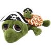 The Petting Zoo Mom and Baby Pirate Sea Turtle Stuffed Animal, Gifts for Kids, Pirate Sea Turtle Plush Toy 10 inches