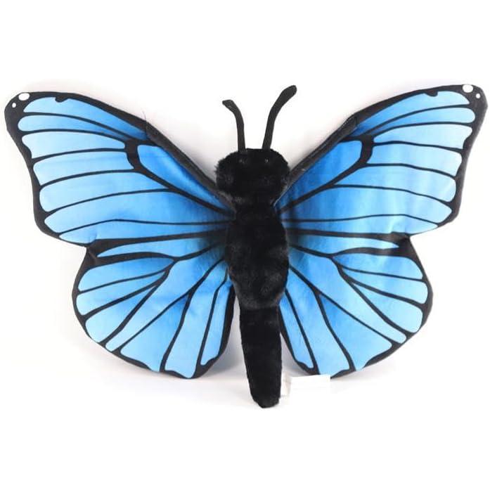 image:imageThe Petting Zoo Butterfly Stuffed Animal Gifts for Girls Wild Onez Monarch Butterfly Plush Toy 20 inch Blue 42331220 inch