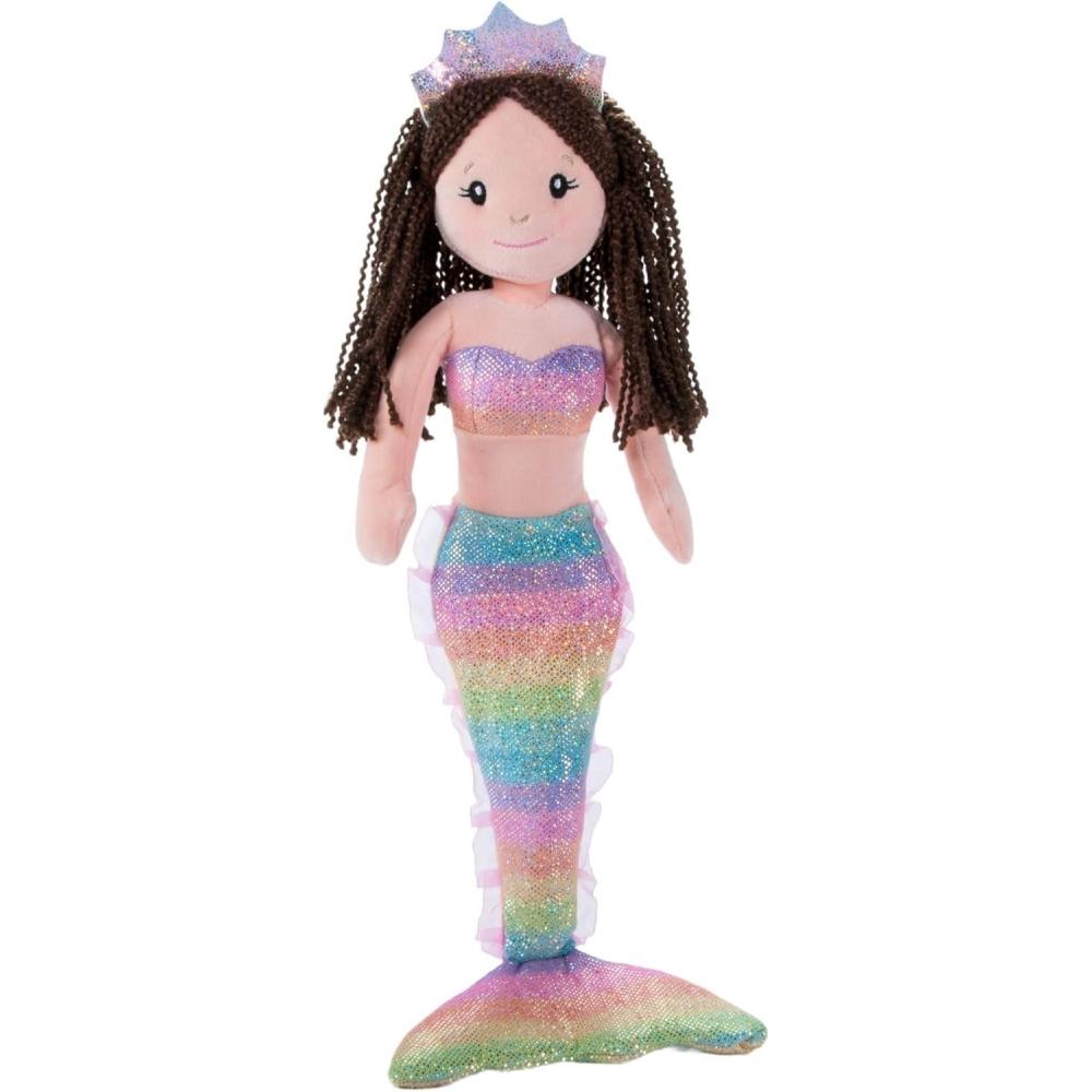 image:imageThe Petting Zoo Mermaid Doll Gifts for Girls Ombrez Mermaid Rag Doll 12 inch Brunette Hair