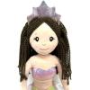 The Petting Zoo Mermaid Doll, Gifts for Girls, Ombrez Mermaid Rag Doll, 12 inch Brunette Hair