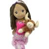 The Petting Zoo, Mermaid Doll with Longhorn Cow Stuffed Animal, Gifts for Girls Plush Mermaid Doll with Long Horn Plush Toy, 17 inch, Ethnic(Ethnic)