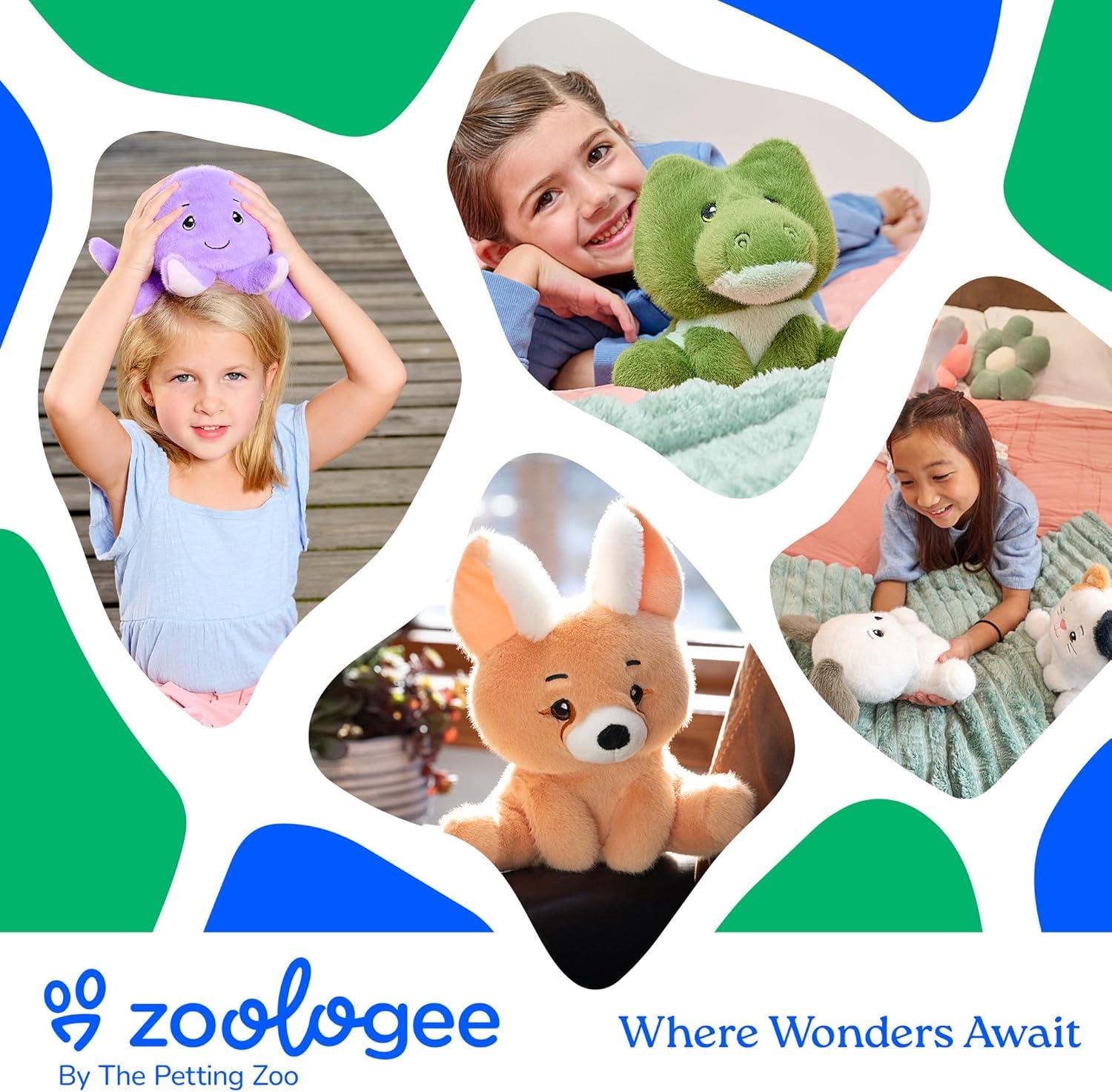 image:imageThe Petting Zoo Fennec Fox Stuffed Animal Plushie Gifts for Kids Snugletz Zoologee Plush Toy 7 inCow
