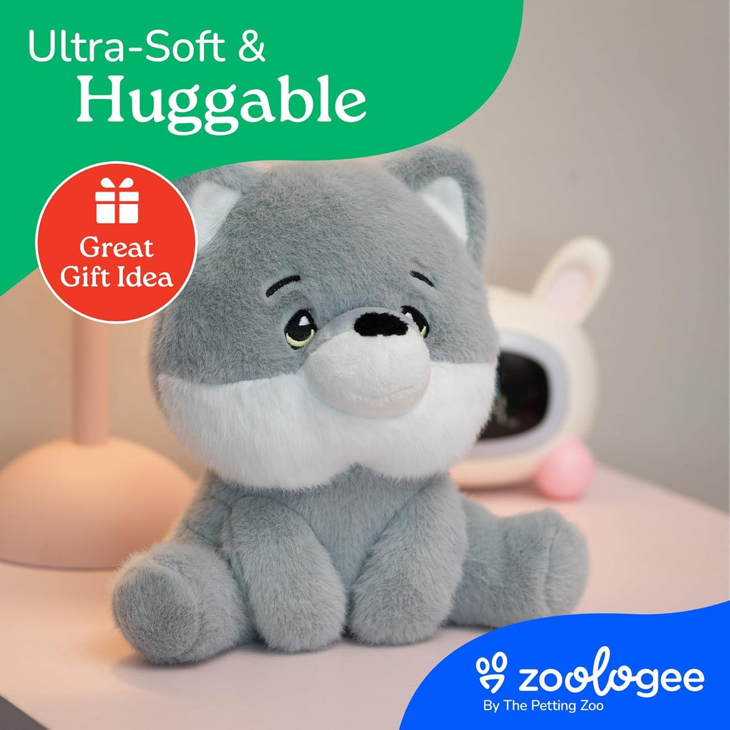 image:imageThe Petting Zoo Fennec Fox Stuffed Animal Plushie Gifts for Kids Snugletz Zoologee Plush Toy 7 inWolf