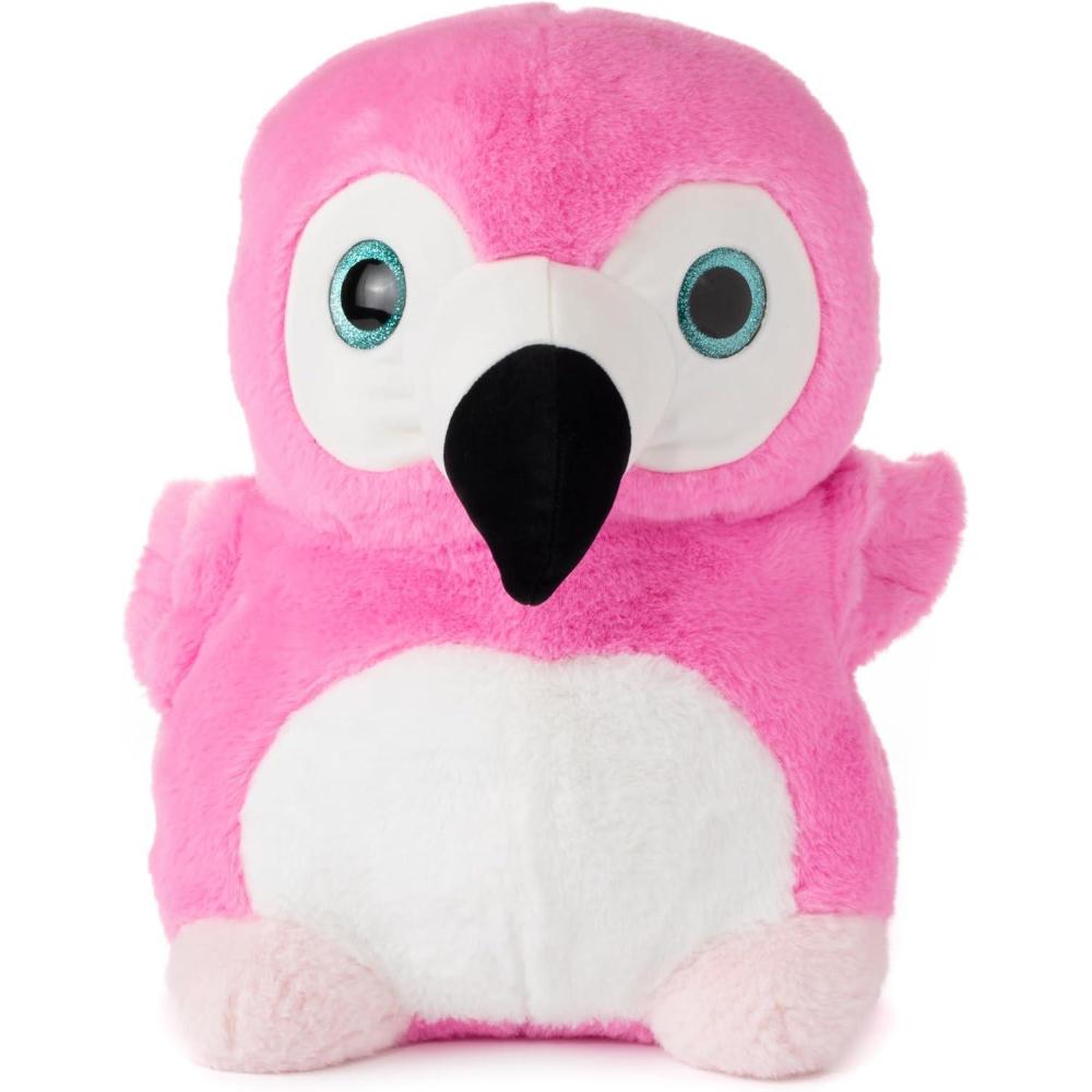 image:imageThe Petting Zoo Monkey Stuffed Animal Plushie Gifts for Kids Puffimalz Zoologee Plush Toy 17 inFlamingo
