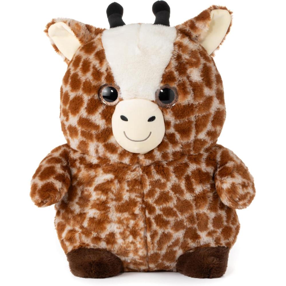 image:imageThe Petting Zoo Monkey Stuffed Animal Plushie Gifts for Kids Puffimalz Zoologee Plush Toy 17 inGiraffe