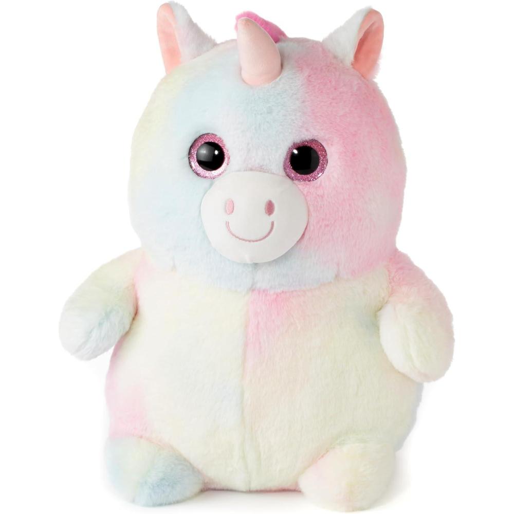 image:imageThe Petting Zoo Monkey Stuffed Animal Plushie Gifts for Kids Puffimalz Zoologee Plush Toy 17 inUnicorn