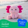 The Petting Zoo Fennec Fox Stuffed Animal Plushie, Gifts for Kids, Snugletz Zoologee Plush Toy, 7 in(Axolotl)