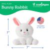 The Petting Zoo Fennec Fox Stuffed Animal Plushie, Gifts for Kids, Snugletz Zoologee Plush Toy, 7 in(Bunny Rabbit)
