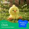 The Petting Zoo Fennec Fox Stuffed Animal Plushie, Gifts for Kids, Snugletz Zoologee Plush Toy, 7 in(Chick)