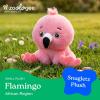 The Petting Zoo Fennec Fox Stuffed Animal Plushie, Gifts for Kids, Snugletz Zoologee Plush Toy, 7 in(Flamingo)