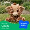 The Petting Zoo Fennec Fox Stuffed Animal Plushie, Gifts for Kids, Snugletz Zoologee Plush Toy, 7 in(Giraffe)