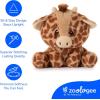 The Petting Zoo Fennec Fox Stuffed Animal Plushie, Gifts for Kids, Snugletz Zoologee Plush Toy, 7 in(Giraffe)