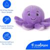 The Petting Zoo Fennec Fox Stuffed Animal Plushie, Gifts for Kids, Snugletz Zoologee Plush Toy, 7 in(Octopus)