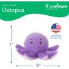 The Petting Zoo Fennec Fox Stuffed Animal Plushie, Gifts for Kids, Snugletz Zoologee Plush Toy, 7 in(Octopus)