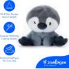 The Petting Zoo Fennec Fox Stuffed Animal Plushie, Gifts for Kids, Snugletz Zoologee Plush Toy, 7 in(Penguin)