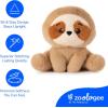The Petting Zoo Fennec Fox Stuffed Animal Plushie, Gifts for Kids, Snugletz Zoologee Plush Toy, 7 in(Sloth)