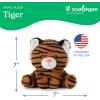 The Petting Zoo Fennec Fox Stuffed Animal Plushie, Gifts for Kids, Snugletz Zoologee Plush Toy, 7 in(Tiger)