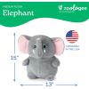 The Petting Zoo Monkey Stuffed Animal Plushie, Gifts for Kids, Puffimalz Zoologee Plush Toy, 17 in(Elephant)