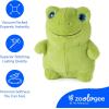 The Petting Zoo Monkey Stuffed Animal Plushie, Gifts for Kids, Puffimalz Zoologee Plush Toy, 17 in(Frog)