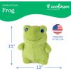 The Petting Zoo Monkey Stuffed Animal Plushie, Gifts for Kids, Puffimalz Zoologee Plush Toy, 17 in(Frog)
