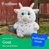 The Petting Zoo Monkey Stuffed Animal Plushie, Gifts for Kids, Puffimalz Zoologee Plush Toy, 17 in(Goat)