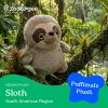 The Petting Zoo Monkey Stuffed Animal Plushie, Gifts for Kids, Puffimalz Zoologee Plush Toy, 17 in(Sloth)