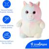 The Petting Zoo Monkey Stuffed Animal Plushie, Gifts for Kids, Puffimalz Zoologee Plush Toy, 17 in(Unicorn)