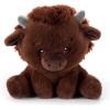 The Petting Zoo Fennec Fox Stuffed Animal Plushie, Gifts for Kids, Snugletz Zoologee Plush Toy, 7 in(Bison)