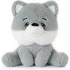 The Petting Zoo Fennec Fox Stuffed Animal Plushie, Gifts for Kids, Snugletz Zoologee Plush Toy, 7 in(Wolf)