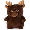 The Petting Zoo Monkey Stuffed Animal Plushie, Gifts for Kids, Puffimalz Zoologee Plush Toy, 17 in(Moose)