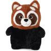 The Petting Zoo Monkey Stuffed Animal Plushie, Gifts for Kids, Puffimalz Zoologee Plush Toy, 17 in(Red Panda)
