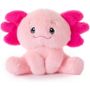 The Petting Zoo Fennec Fox Stuffed Animal Plushie, Gifts for Kids, Snugletz Zoologee Plush Toy, 7 in(Axolotl)