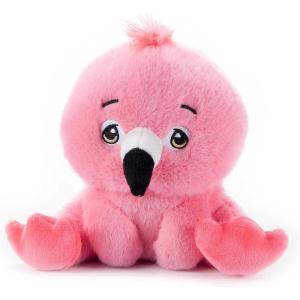 The Petting Zoo Fennec Fox Stuffed Animal Plushie, Gifts for Kids, Snugletz Zoologee Plush Toy, 7 in(Flamingo)