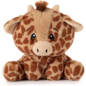 The Petting Zoo Fennec Fox Stuffed Animal Plushie, Gifts for Kids, Snugletz Zoologee Plush Toy, 7 in(Giraffe)