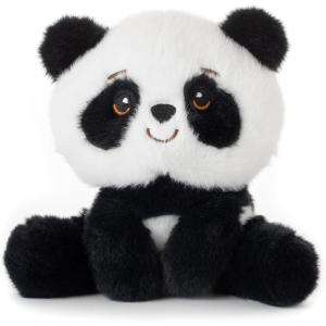 The Petting Zoo Fennec Fox Stuffed Animal Plushie, Gifts for Kids, Snugletz Zoologee Plush Toy, 7 in(Panda)