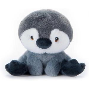The Petting Zoo Fennec Fox Stuffed Animal Plushie, Gifts for Kids, Snugletz Zoologee Plush Toy, 7 in(Penguin)