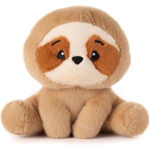 The Petting Zoo Fennec Fox Stuffed Animal Plushie, Gifts for Kids, Snugletz Zoologee Plush Toy, 7 in(Sloth)