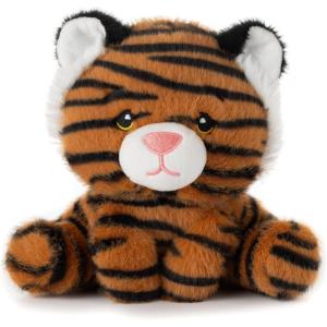 The Petting Zoo Fennec Fox Stuffed Animal Plushie, Gifts for Kids, Snugletz Zoologee Plush Toy, 7 in(Tiger)