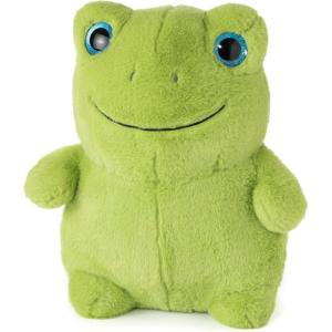 The Petting Zoo Monkey Stuffed Animal Plushie, Gifts for Kids, Puffimalz Zoologee Plush Toy, 17 in(Frog)