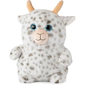The Petting Zoo Monkey Stuffed Animal Plushie, Gifts for Kids, Puffimalz Zoologee Plush Toy, 17 in(Goat)