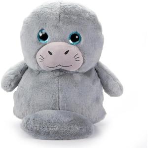The Petting Zoo Monkey Stuffed Animal Plushie, Gifts for Kids, Puffimalz Zoologee Plush Toy, 17 in(Manatee)