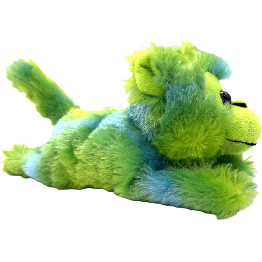 image:imageThe Petting Zoo Tie Die Monkey Stuffed Animal Plushie Slap Bracelet Gifts for Kids Slapstix Wildlife Animals Monkey Snap Bracelets 9 inches PurpleLime Green