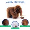 The Petting Zoo Woolly Mammoth Stuffed Animal Plushie, Gifts for Kids, Prehistoric Wildlife Animals, Woolly Mammoth Plush Toy, 12 inches